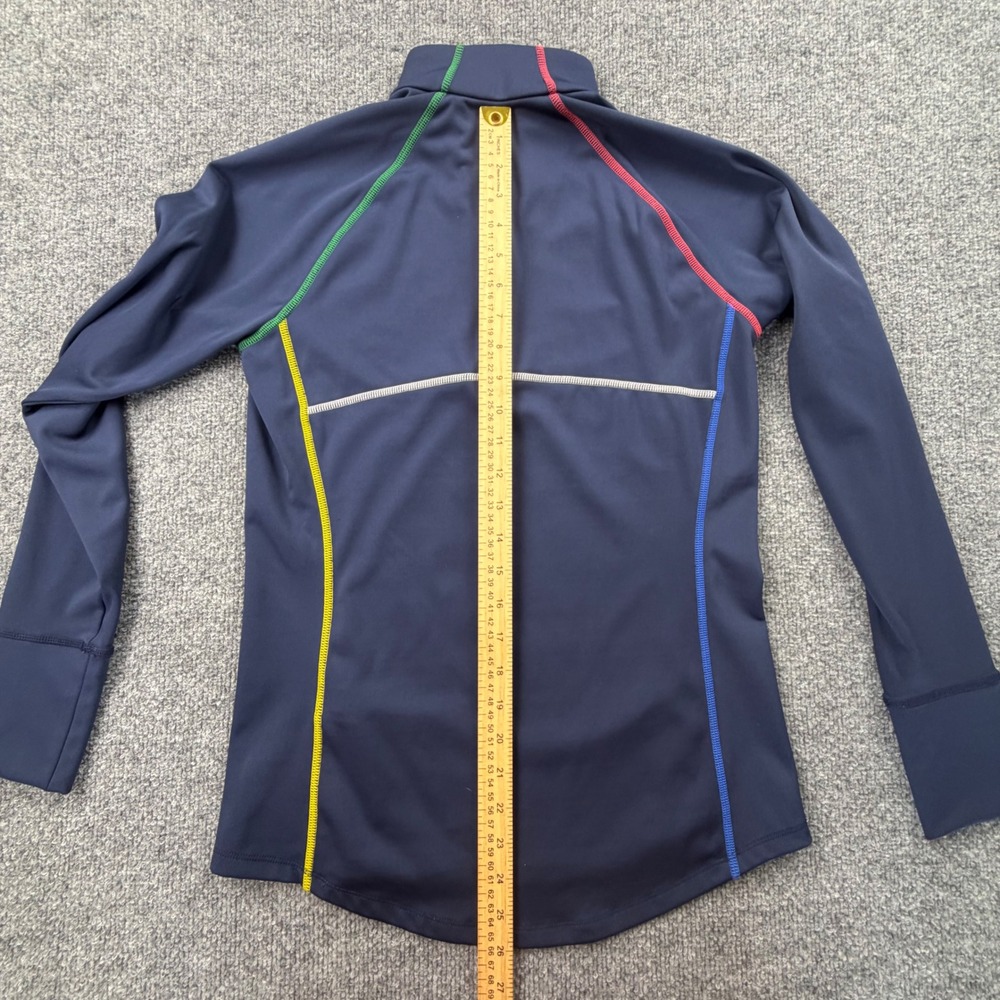 RLX Ralph Lauren Womens Navy Quarter Zip Pullover Long Sleeve Athletic Top SZ S - Picture 6 of 14